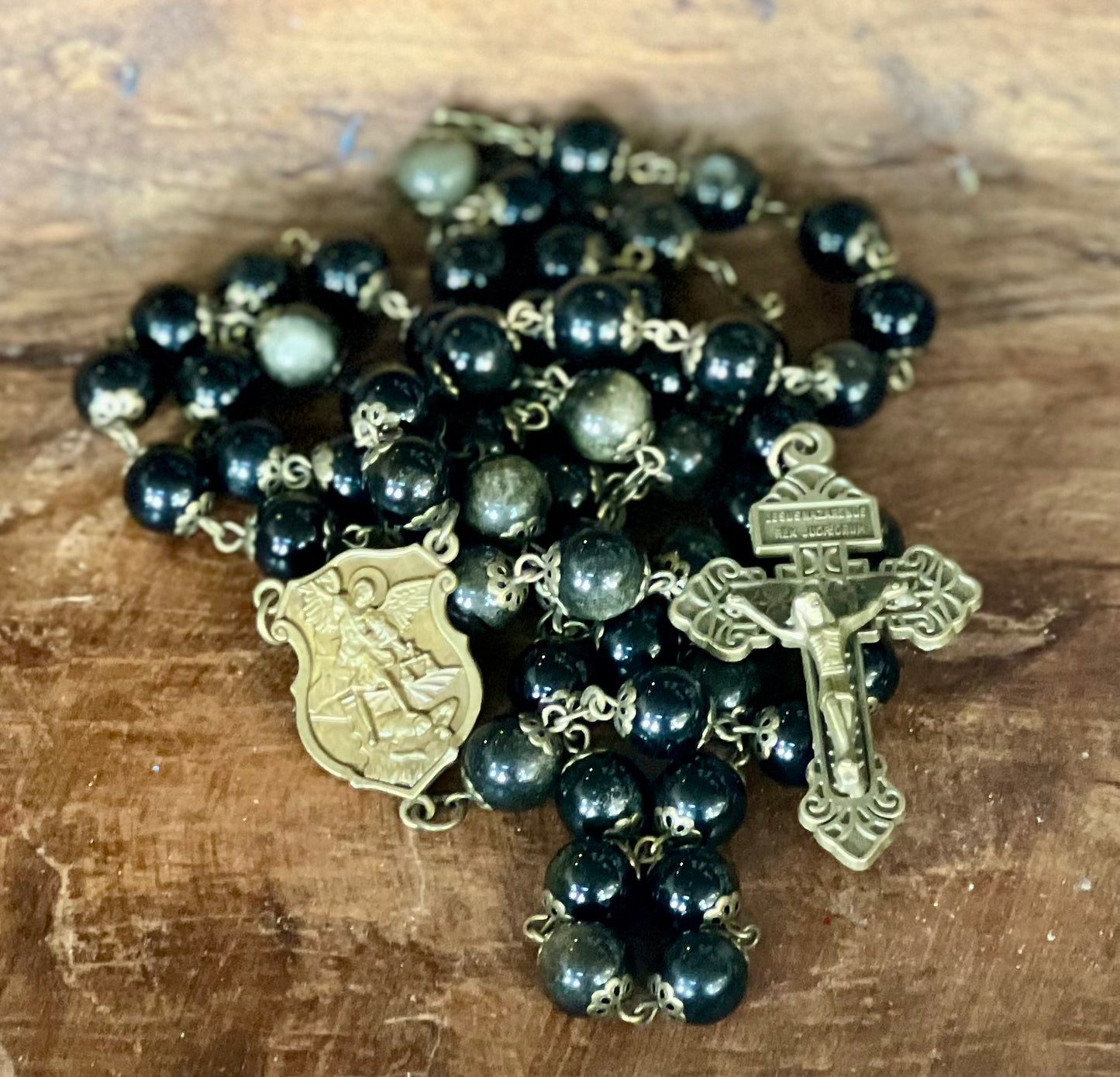 Black St Michael Rosary