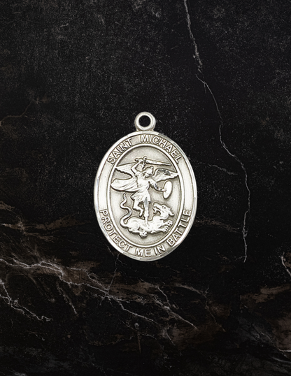 Sterling Silver St Michael Medal