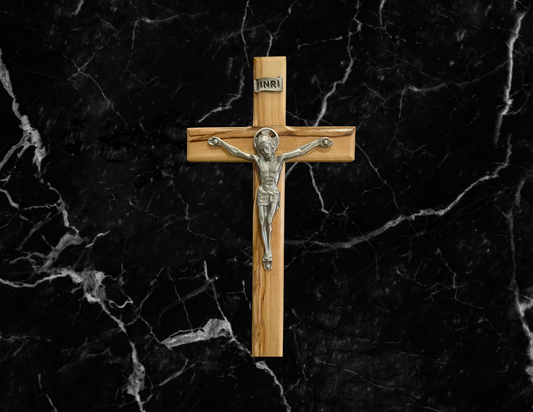 6" Olive Wood Crucifix