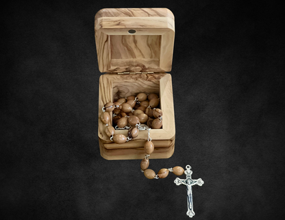 Wood Rosary with Box